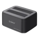 Docking Station Orico για 2.5" Ή 3.5" Sata Hdd/Ssd 6829C3-V1, 2x, 5Gbps, Μαύρο