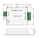 VenCore 6613-10002 RGB Ενισχυτής 12-24V 144-288W