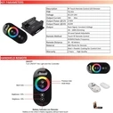 VenCore 6613-10006 RGB Controller 12-24V with RF Remote
