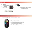 VenCore 6613-10006 RGB Controller 12-24V with RF Remote