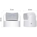 VenCore 3368-10003 - IP65 Dual PIR Motion Sensor 230V 1200W White