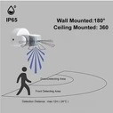 VenCore 3368-10003 - IP65 Dual PIR Motion Sensor 230V 1200W White