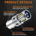 VenCore 3216-10165 - Λάμπα LED 1156 P21W CanBus Gen4 Κόκκινο 9W 1960 lm