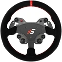 SIMAGIC GT1-SR 330mm Alcantara (Suede) Steering Wheel Rim - R-type, QR50 Compatible, Hall Paddles, S-ray RGB