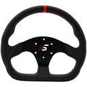 SIMAGIC P-325D Τιμονιέρα 325 mm D-τύπου, Alcantara/Δέρμα (P-325D Leather)