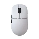 Ασύρματο gaming ποντίκι Ajazz AJ159 PRO με σταθμό φόρτισης — Λευκό