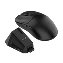 Ασύρματο gaming ποντίκι Ajazz AJ159P MC 3311 με σταθμό φόρτισης, Μαύρο