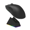 Ajazz AJ139 V2 MC Wireless Gaming Mouse with Docking Charging Station - Black (PAW3311, 12000 DPI)