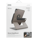 UNIQ Rovus Snapmount Magnetic 360 Rotating Detachable Apple iPad 10.9" 2022 / 11" 2025 grey