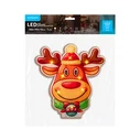 Modee Christmas LED Window Decoration Battery-Operated C4002 (7 LED, 180x190x10 mm) - Modee Lighting