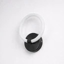 VenCore Velora Black 6093-20049 - Επιτοίχιο Απλίκα LED 12W Μαύρο Αλουμίνιο με Ρυθμιζόμενο CCT
