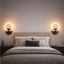 VenCore Velora Black 6093-20049 - Επιτοίχιο Απλίκα LED 12W Μαύρο Αλουμίνιο με Ρυθμιζόμενο CCT