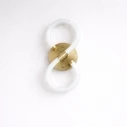 VenCore Eterna Gold 6093-20056 - Μοντέρνο Επιτοίχιο Φωτιστικό Απλίκα LED 12W Χρυσό