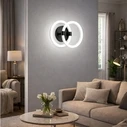 VenCore Vireon Silver 6093-20059 - Μοντέρνο Επιτοίχιο Φωτιστικό Απλίκα LED 12W Ασημί Αλουμίνιο με Ρυθμιζόμενο CCT