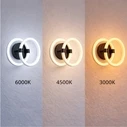 VenCore Vireon Gold 6093-20060 - Μοντέρνο Επιτοίχιο Φωτιστικό Απλίκα LED 12W Χρυσό