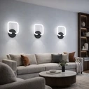 VenCore Seren Gold 6093-20064 - Μοντέρνο Επιτοίχιο Φωτιστικό Απλίκα LED 12W Χρυσό Αλουμίνιο με Ρυθμιζόμενο CCT