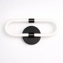 VenCore Circa Black 6093-20065 - Επιτοίχιο Φωτιστικό Απλίκα LED 12W CCT Μαύρο Αλουμίνιο