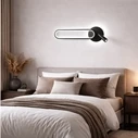 VenCore Velion Black 6093-20073 - Μοντέρνο Επιτοίχιο Φωτιστικό Απλίκα LED 12W Μαύρο Αλουμίνιο με Ρυθμιζόμενο CCT