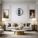 VenCore Chronor Black 6093-20083 - Επιτοίχιο Φωτιστικό LED 12W Μαύρο Αλουμίνιο με Ρυθμιζόμενο CCT