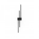 VenCore Nexaris Black 6093-20138 - Επιτοίχιο Φωτιστικό Απλίκα LED 60cm 12W Μαύρο Αλουμίνιο με Ρυθμιζόμενο CCT
