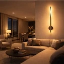 VenCore Twynor White 6093-20155 - Modern Wall LED Sconce 40cm 10W with Adjustable CCT (White Aluminium)