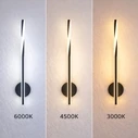 VenCore Twynor Gold 6093-20157 - Modern Wall LED Sconce 40cm 10W Gold Aluminum with Adjustable CCT
