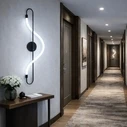 VenCore Fluvaris White 6093-20171 - Επιτοίχιο Φωτιστικό Απλίκα LED 12W με Ρυθμιζόμενο CCT (Θερμό/Φυσικό/Ψυχρό) Λευκό Αλουμίνιο