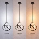 VenCore Loop Gold 6089-20009 - Μοντέρνο Κρεμαστό Φωτιστικό Οροφής LED 18W Χρυσό Αλουμίνιο με Ρυθμιζόμενο CCT
