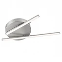 VenCore Crossline Silver 7741-20015 - Modern LED Ceiling Flush Light 32W Silver Aluminum with Adjustable CCT