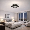 VenCore Lumeo White 7741-20022 - Modern LED Ceiling Light 60W White Aluminum Adjustable CCT with Remote - Ø60 x H12 cm