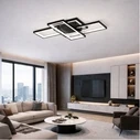 VenCore Nexar White 7741-20026 - Modern LED Ceiling Light 100W White Aluminum with Adjustable CCT and Remote - 85 x 45 x 10 cm
