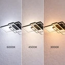 VenCore Nexar White 7741-20026 - Modern LED Ceiling Light 100W White Aluminum with Adjustable CCT and Remote - 85 x 45 x 10 cm