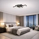 VenCore Nexar White 7741-20026 - Modern LED Ceiling Light 100W White Aluminum with Adjustable CCT and Remote - 85 x 45 x 10 cm