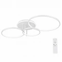 VenCore Elora White 7741-20029 - Μοντέρνο Φωτιστικό Οροφής / Πλαφονιέρα LED 100W Λευκό Αλουμίνιο με Ρυθμιζόμενο CCT (Χειριστήριο)