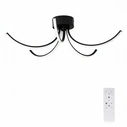 VenCore Vento Black 7741-20046 - Μοντέρνο Φωτιστικό Οροφής Πλαφονιέρα LED 45W Μαύρο Αλουμίνιο με Ρυθμιζόμενο CCT
