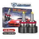 VenCore 3126-10205 H9 LED Bulb Pair 45W CanBus 4th Gen 18800 lm (9400+9400) 6000K