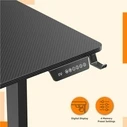 VenCore 2730-10004 - Gaming Desk Adjustable Height 140x60x72-112cm Black