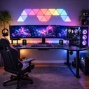 VenCore 2730-10005 Γραφείο Gaming Ρυθμιζόμενο Ύψος 160x60cm Μαύρο