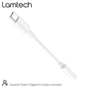 Αντάπτορας USB Lamtech Type-C Audio JACK 3,5mm WHITE