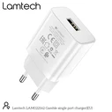 Φορτιστής Πρίζας Lamtech USB Travel Charger 2,1A WHITE