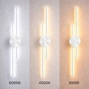 VenCore Aurex White 6093-20107 - Modern Wall LED Light 60cm 12W White Aluminum with Adjustable CCT