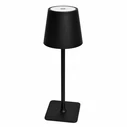 VenCore 2792-10007 - Διακοσμητικό Φωτιστικό LED Μαύρο Ματ Επαναφορτιζόμενο USB Touch ON/OFF Αλλαγή Χρώματος Μπαταρία 1800mAh Φ11 x Υ36cm