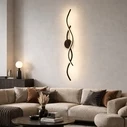 VenCore Serelis Silver 6093-20144 - Μοντέρνο Επιτοίχιο Φωτιστικό Απλίκα LED 80cm 14W Ασημί Αλουμίνιο με Ρυθμιζόμενο CCT