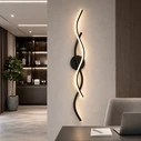 VenCore Serelis Silver 6093-20144 - Μοντέρνο Επιτοίχιο Φωτιστικό Απλίκα LED 80cm 14W Ασημί Αλουμίνιο με Ρυθμιζόμενο CCT