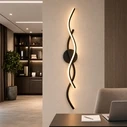 VenCore Serelis Silver 6093-20144 - Μοντέρνο Επιτοίχιο Φωτιστικό Απλίκα LED 80cm 14W Ασημί Αλουμίνιο με Ρυθμιζόμενο CCT