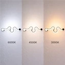 VenCore Nexora Black 6093-20077 - Modern Wall LED Sconce 38W Black Aluminum with Adjustable CCT