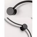 VenCore Nexora Black 6093-20077 - Modern Wall LED Sconce 38W Black Aluminum with Adjustable CCT