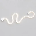 VenCore Nexora White 6093-20078 - Μοντέρνο Επιτοίχιο Φωτιστικό Απλίκα LED 38W Λευκό Αλουμίνιο με Ρυθμιζόμενο CCT (Λευκό - Ημέρας - Θερμό) - Χειρισμός CCT μέσω Διακόπτη On-Off - Μ120 x Π33 x Υ6cm