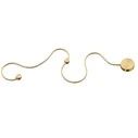 VenCore Nexora Gold 6093-20079 - Μοντέρνο Επιτοίχιο Φωτιστικό Απλίκα LED 38W Χρυσό Αλουμίνιο CCT