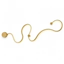 VenCore Nexora Gold 6093-20079 - Μοντέρνο Επιτοίχιο Φωτιστικό Απλίκα LED 38W Χρυσό Αλουμίνιο CCT